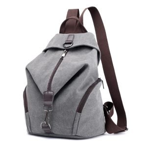 Fashion Canvas Female Backpack Multifuction Casual Backpack For Teenager Girls Latest New Summer Women Large Capacity Shoulder Bag