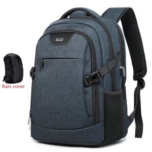 Hot selling! Business Backpack For Men 15.6 inch USB Charge Travel Notebook Laptop Backpacks Fashion School Backpack For Male