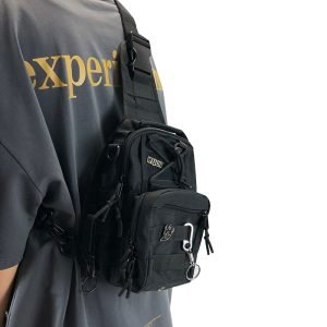 Tactical Men Chest Bags Designer Cool Shoulder Crossbody Bags for Men Hip Hop Streetwear Bag Short Trip Travel Messengers Bag